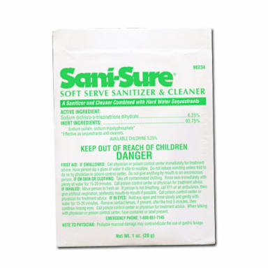 Diversey 90234 Sani-Sure Soft Serve Sanitizer And Cleaner