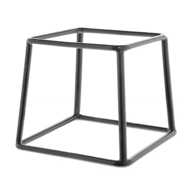 Darling Foodservice Black 7" x 6" x 6" Pedestal