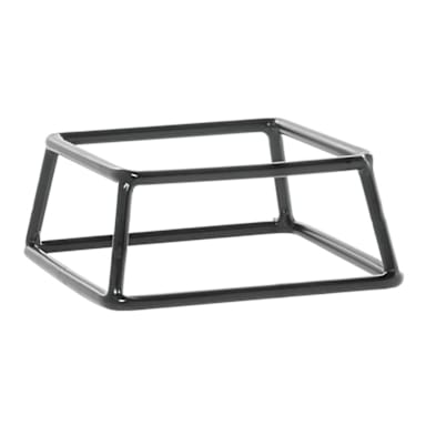 Darling Foodservice Black 7" x 6" x 2" Pedestal