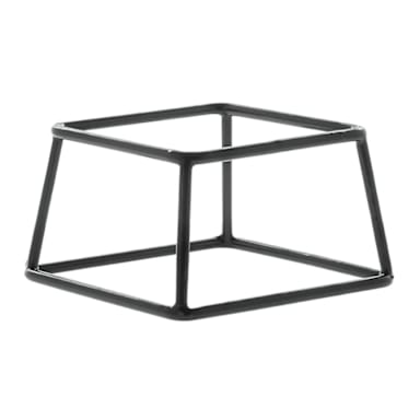 Darling Foodservice Black 7" x 6" x 4" Pedestal
