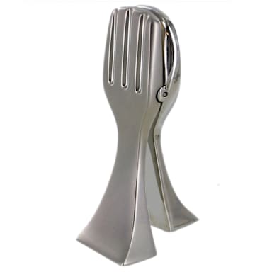 Darling Foodservice 2.3 x 1 Metal Clamp Fork / Spoon Sign Holder