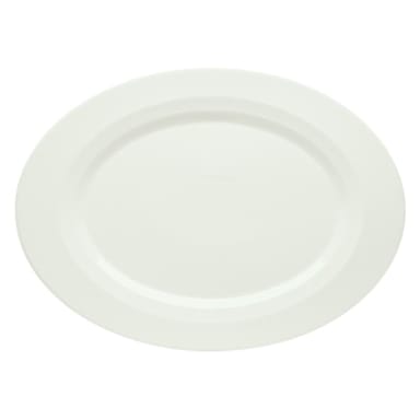 Schonwald 9122023 Allure Bone White 9" Oval Platter