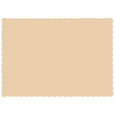 Hoffmaster PP41052 13.5 x 9.5" Rectangular Placemat - 1000 / CS