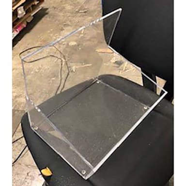 Laird Plastics 004-1 Feature Display Sneezeguard