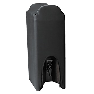 Snap Drape BDCWYN50 Wyndham Black 5 Gallon Beverage Dispenser Cover
