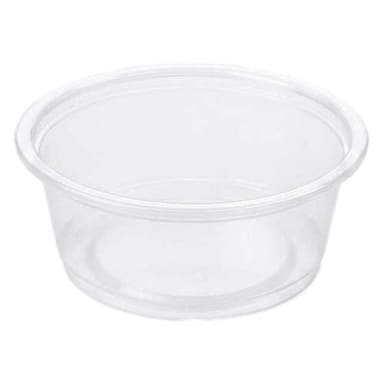 Darling Foodservice Clear 1.5 Oz. Poly Portion Cup - 2500 / CS