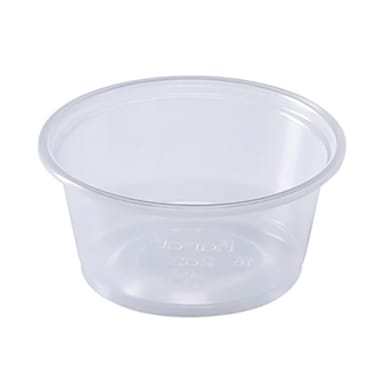 Darling Foodservice Clear 2 Oz. Polypropylene Portion Cup - 2500 / CS