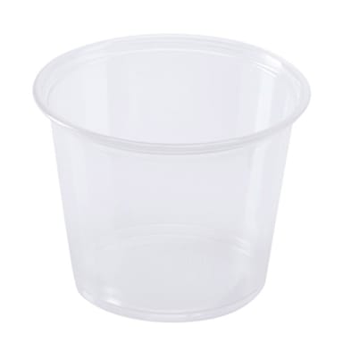 Darling Foodservice Clear 5.5 Oz. Poly Portion Cup - 2500 / CS