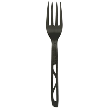 Hoffmaster 883388 Black 6.5" Disposable Fork - 1000 / CS