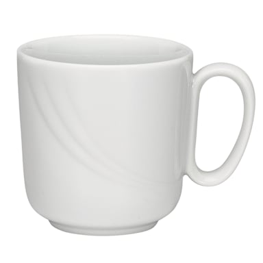 Schonwald 9185629 Donna Senior 9.5 Ounce White Stack Mug - 6 / CS