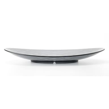Libbey 92386 Wake Storm 13 x 11.63" Plastic Oval Platter - 6 / CS