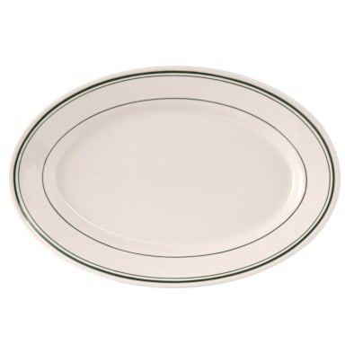Tuxton TGB-026 Green Bay 8.25 x 5.75" Platter