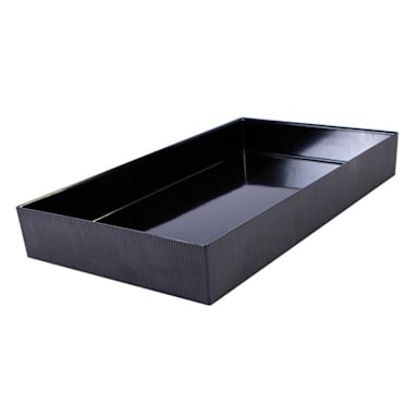 Bon Chef 9325BLACK Cold Wave Melamine Underliner