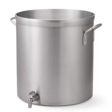 Vollrath 68631 Wear-Ever 32 Quart Aluminum Stock Pot with Faucet