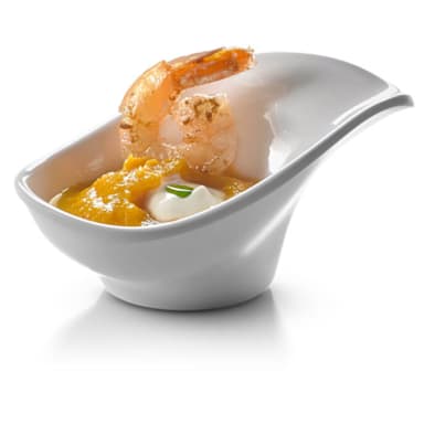 Rosseto MEL004 White Melamine Leaf Bowl