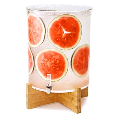 Rosseto LD178 14 Gallon Beverage Dispenser with Bamboo Base