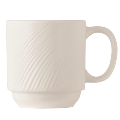 Libbey - Formerly World Tableware BO-1114 Basics Orbis 11.5 Oz. Stacking Mug