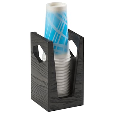Cal-Mil 3812-87 Cinderwood 4.9 x 5 x 8.9" Cup / Lid Holder