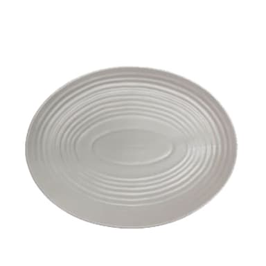Vertex China E-14-S Elements Stone 13.25" Oval Platter