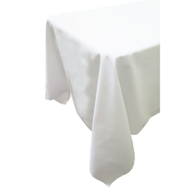 Snap Drape TSIG8585HWH White 85" Square Tablecloth