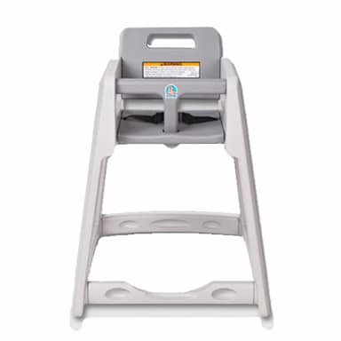 Koala Kare KB950-01-KD Unassembled Gray Plastic High Chair