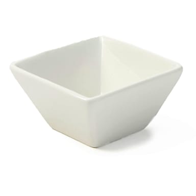 American Metalcraft WFB3 Prestige 3 Ounce White Square Bowl