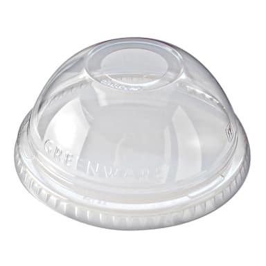 Fabri-Kal 9509120 Greenware Clear Dome Lid f/ 12/20 Oz Cup - 1000 / CS