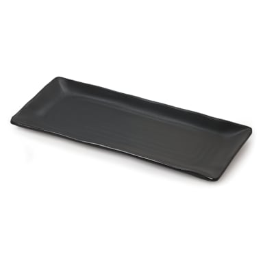 G.E.T. RP-1490-BK Nara Black Melamine 14" x 9" Platter