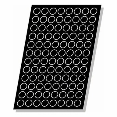 Matfer Bourgeat 336151 Flexipan® 96 Half-Sphere Mold