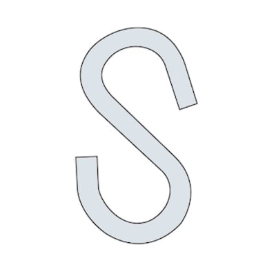Darling Foodservice 2-7/8" Steel "S" Hook