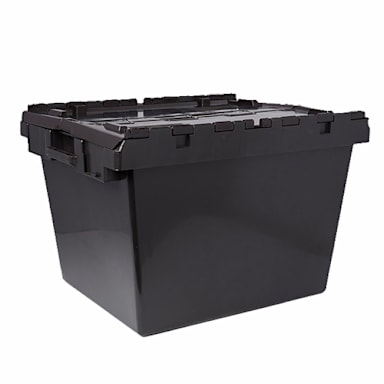 American Metalcraft SCBL Black 27 x 22.75 x 18.13" Storage Crate
