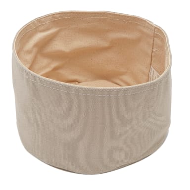 American Metalcraft TV3 Cream / Gray 6.25 x 4.25" Canvas Bag