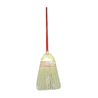 O-Cedar Commercial 597-6 42" Broom with Red Handle - 6 / CS