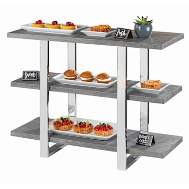 Cal-Mil 3708-83 Ashwood 3-Tier 32 x 12.75" Riser