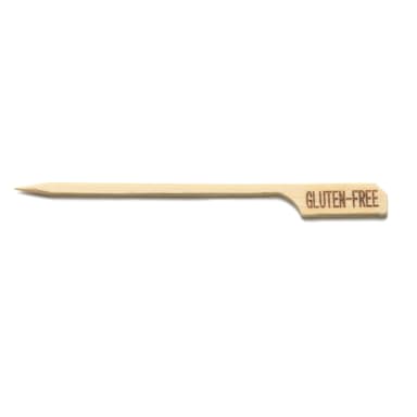 TableCraft BAMP35G Bamboo 3.5" Gluten-Free Paddle Pick