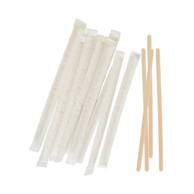 Rofson WCS7RW Wood 7" Coffee Stirrer - 5000 / CS