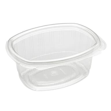 Pactiv YCA91032 Clear 32 Ounce Hinged PET Container