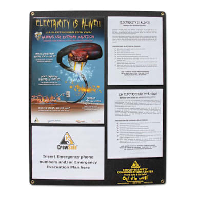 CrewSafe SDG-CC1117-B Communication Center Display Board