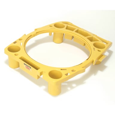 Rubbermaid FG9W8700YEL BRUTE Yellow Rim Caddy for 2643 Containers