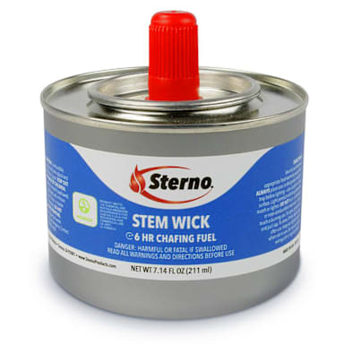 Sterno Products® 10102 Stem Wick 6 Hour Chafing Fuel