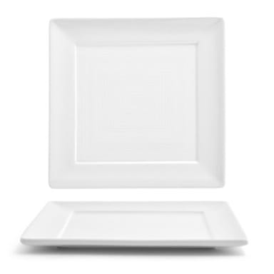 FOH DAP071WHP23 Spiral 6" Square Plate