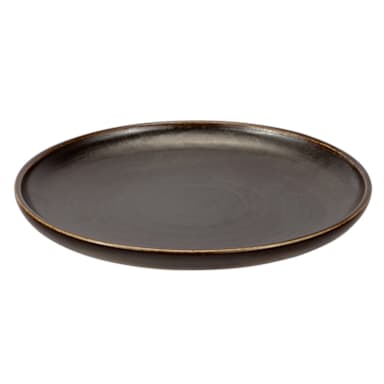Bon Chef 2200022P Tavola Eros Black 10.25 In. Dinner Plate