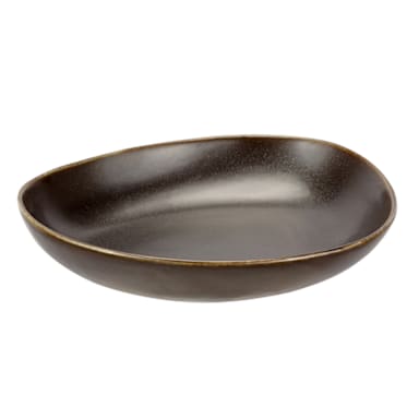 Bon Chef 2200027P Tavola Eros Black 11" Salad / Pasta Plate