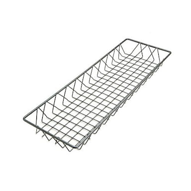 Darling Foodservice Gunmetal 24 x 8 x 2" Wire Basket