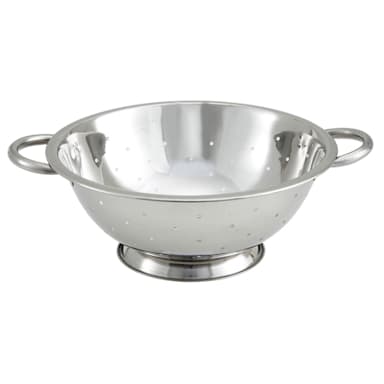 Winco COD-5 S/S 12"D 5 Quart Colander