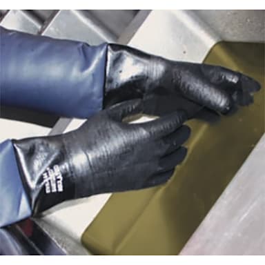 Saf-T-Gard International VAT-4-26 26" Vinyl Fryer Glove - Pair