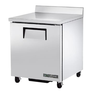 True® TWT-27F-HC Solid Door Worktop Freezer with Casters