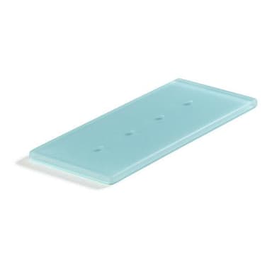 Revol USA 112191 Lagoon Resin 9-3/4 x 4" Tasting Tray - 8 / CS