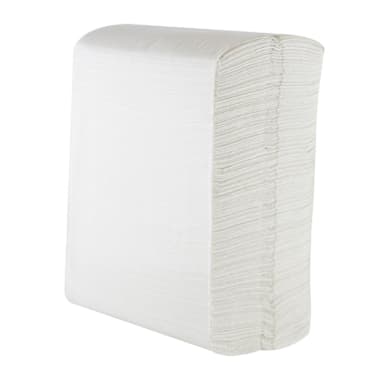 White 6" x 13.5" Tallfold Napkin - 10,000 / CS