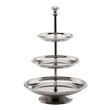 Hepp 15.2269.2130 Silverplate 3-Tier 8-7/16"D Pastry Stand